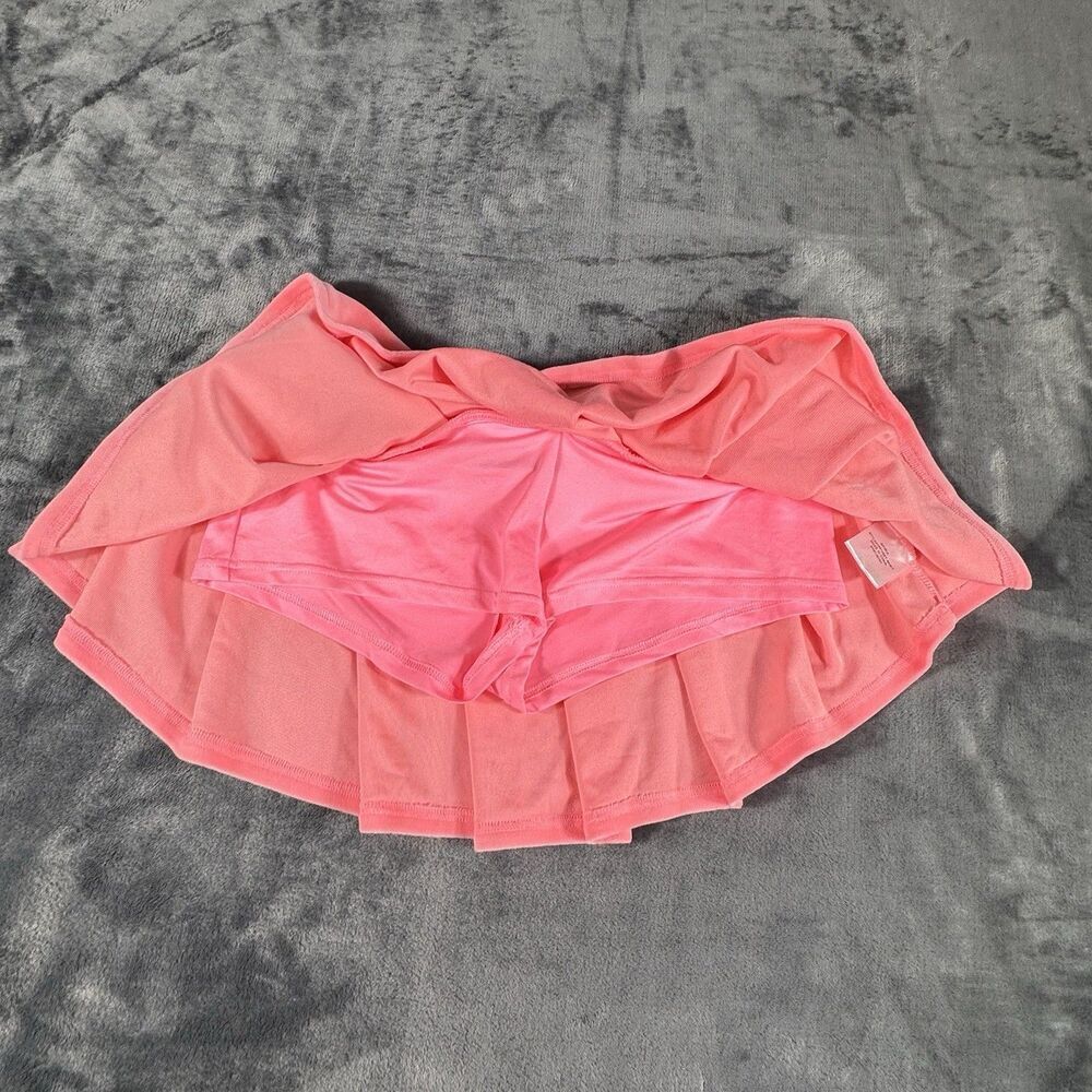 Akira Fashion Sz M Icon Pleated Micro Mini Skirt Velvet Flirty Low Rise Stretch - Picture 8 of 12
